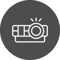 Projector Creative Icon Design vector