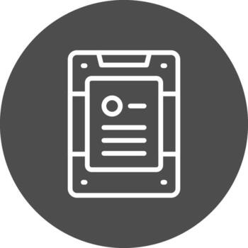 Solid State Drive Creative Icon Design vector