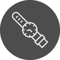 diseño de icono creativo de reloj de pulsera vector