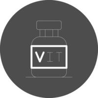 diseño de icono creativo de vitaminas vector