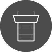 Line Inverted Design vector