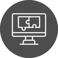 Puzzle Creative Icon Design vector