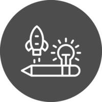 creatividad diseño de icono creativo vector