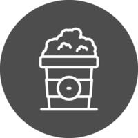 Popcorn Creative Icon Design vector