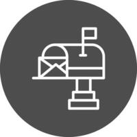 diseño de icono creativo de buzón de correo vector