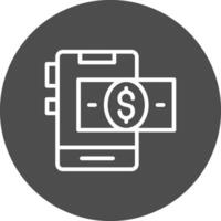 Bank Payment Creative Icon Design vector