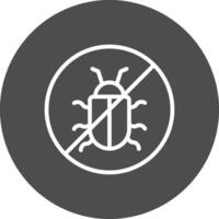 No Bug Creative Icon Design vector