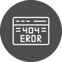 404 Error Creative Icon Design vector