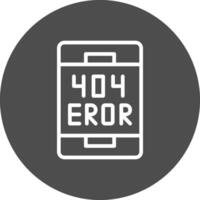 diseño de icono creativo de error vector