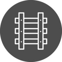 Train Tracks Creative Icon Design vector