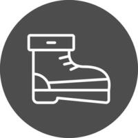 diseño de icono creativo de botas vector