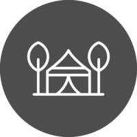 Tent Creative Icon Design vector