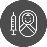 Vaccination Creative Icon Design vector