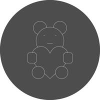 Line Inverted Design vector
