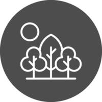 Tree Landscape Creative Icon Design vector