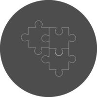 Puzzle Creative Icon Design vector