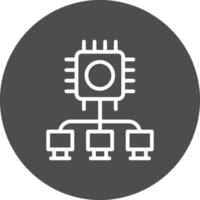 Intelligent Control Creative Icon Design vector