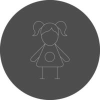Doll Creative Icon Design vector