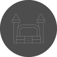 Bouncy Castle Creative Icon Design vector