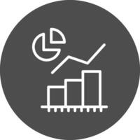 Statistical Analysis Creative Icon Design vector