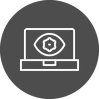 Computer Vision Creative Icon Design vector