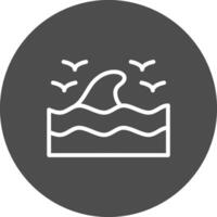 Sea Wave Creative Icon Design vector