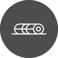 Foam Roller Creative Icon Design vector