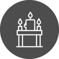 Candles Creative Icon Design vector