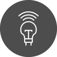 Smart Bulb Creative Icon Design vector