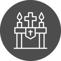 Altar Creative Icon Design vector
