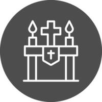 Altar Creative Icon Design vector