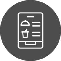 Digital Inflight Menu Creative Icon Design vector