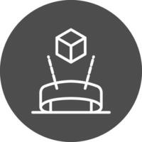 Head Up Display Creative Icon Design vector