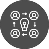 Collaboration Creative Icon Design vector