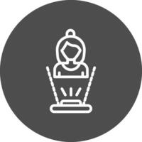Hologram Creative Icon Design vector