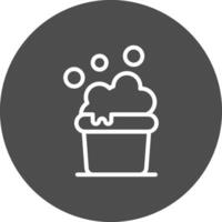 Cleaning Bucket Creative Icon Design vector