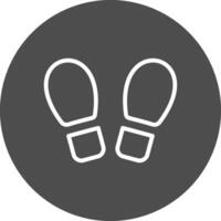 Footprint Creative Icon Design vector