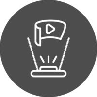 Field Of View Creative Icon Design vector