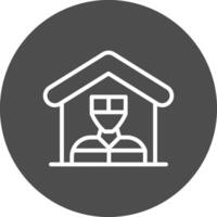 Mortgage Fraud Creative Icon Design vector