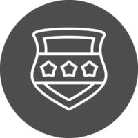 policía proteger creativo icono diseño vector
