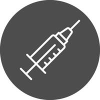 Needle And Syringe Creative Icon Design vector