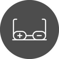 Medical Glasses Creative Icon Design vector