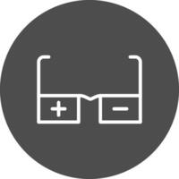 Glasses Prescription Creative Icon Design vector