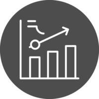 Clustered Bar Creative Icon Design vector