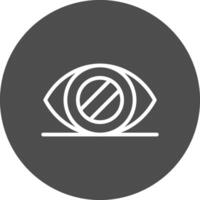 Glaucoma Creative Icon Design vector