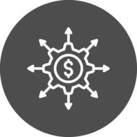 Crowdfunding Portal Creative Icon Design vector