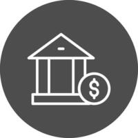 Banking Fees Creative Icon Design vector