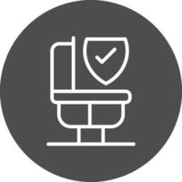 Bathroom Safety Creative Icon Design vector