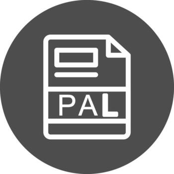 PAL Creative Icon Design vector