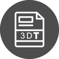 3DT Creative Icon Design vector